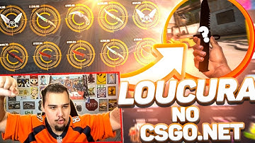 FIZ LOUCURA NO CSGONet e GANHEI UMA FACA INSANA! - CSGO.Net Opening Case