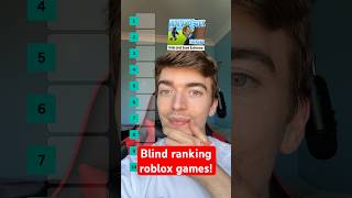 Blind Ranking Roblox Games 😨 #roblox Blind Ranking Roblox Games 😨 #roblox