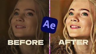How to make 4K Color Correction Without Plugins (Free After Effects Beginner Tutorial)