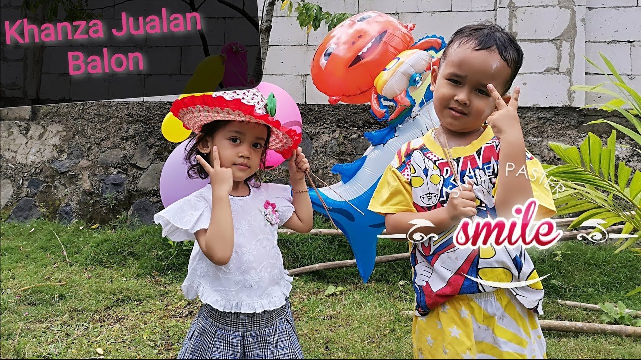 Drama Jualan Balon Khanza Jual Balon Karakter Upin Ipin 