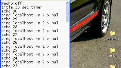 bat files how to create a timer