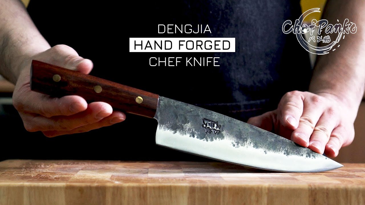 Generelt sagt Også hår Dengjia Hand Forged Chef Knife Review 5cr15mov - ChefPanko