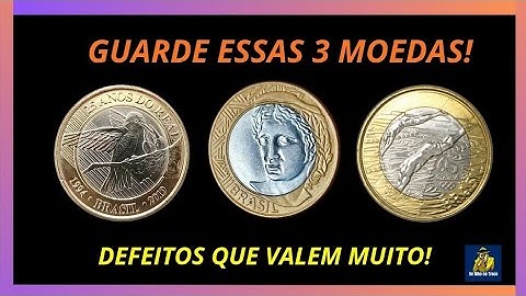 💰MOEDAS DE 1 REAL VALIOSAS! Guarde Essas 3 Se APARECER No Seu TROCO!