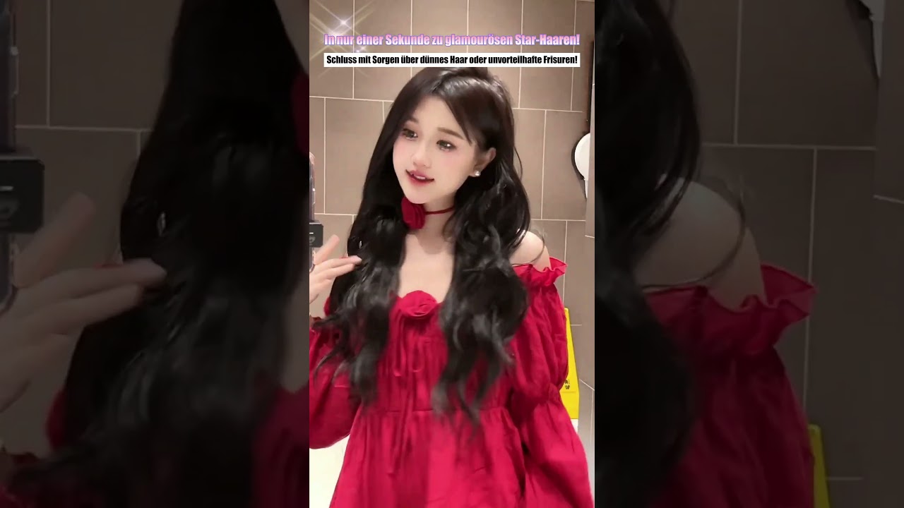 In nur einer Sekunde zu glamourösen Star-Haaren!