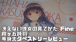 冴えない彼女の育てかた Fine 霞ヶ丘詩羽 等身大タペストリーレビュー