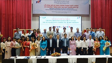 TDTU | Lễ trao chứng nhận cho 04 chương trình đào tạo theo tiêu chuẩn AUN – QA