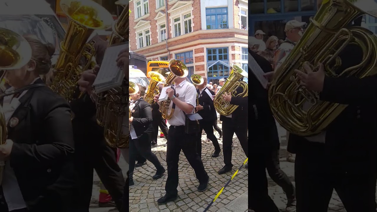 die Bergbauparade in Sangerhausen 