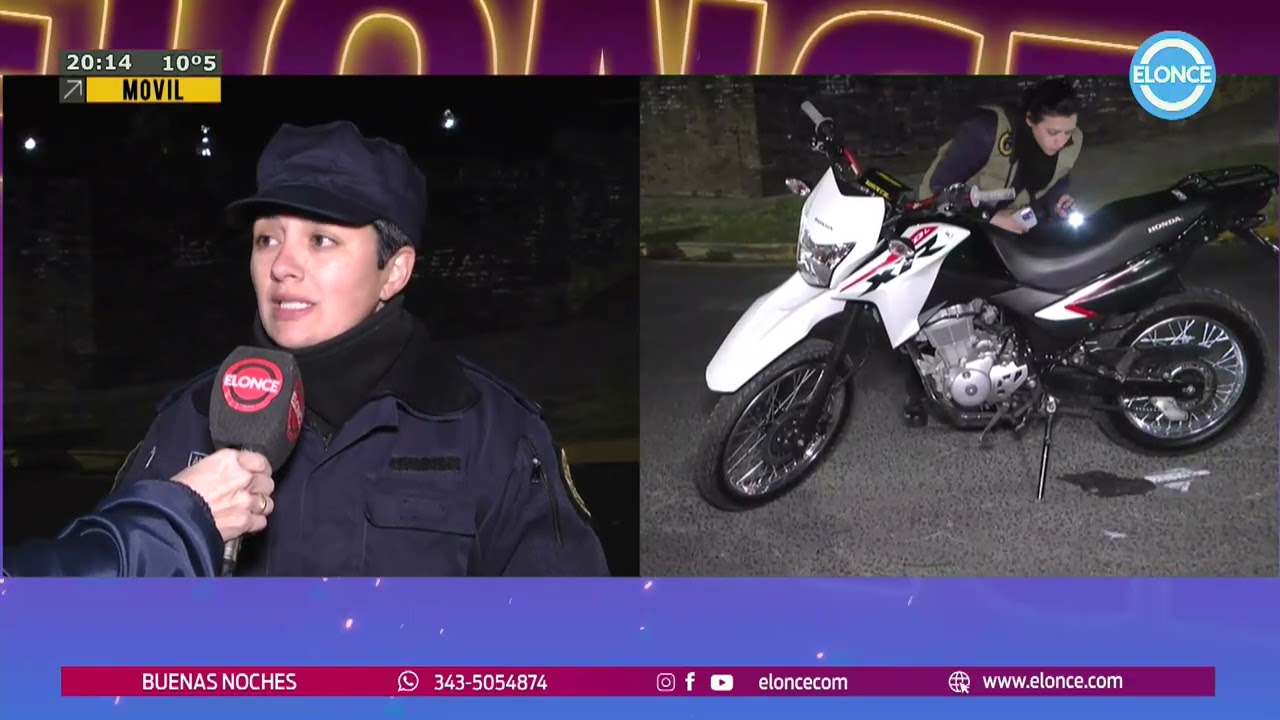 Dos personas lesionadas en un choque entre un auto y una moto | Elonce.com