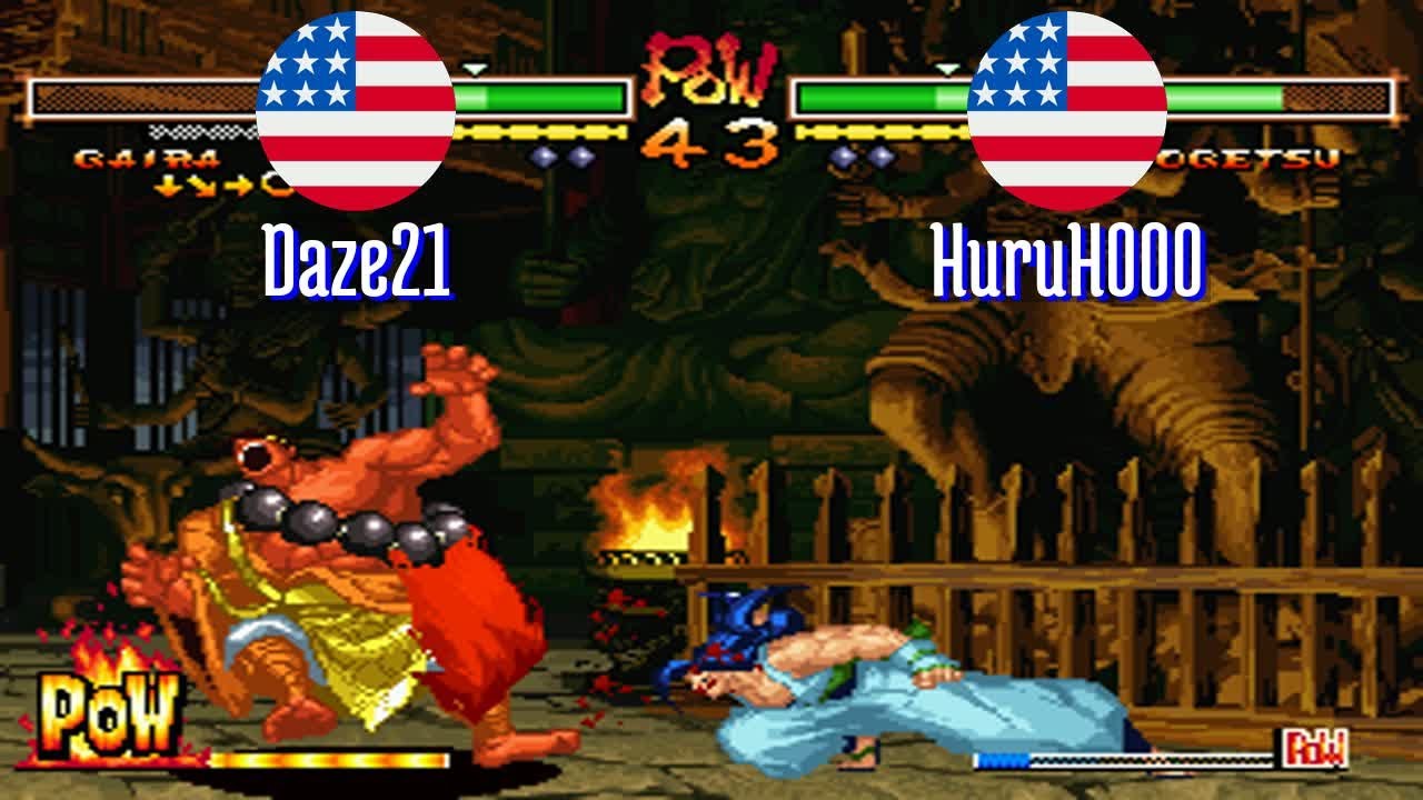 FT5 @samsh5sp: Daze21 (US) vs HuruH000 (US) [Samurai Shodown V