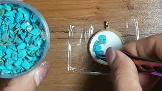 Do You Know How To Make Resin Jewelry Necklaces With Turquoise Stones? Simple Resin Training