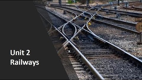 Infrastructure Engg. & Const. Tech. 2.1 (Rail joints)