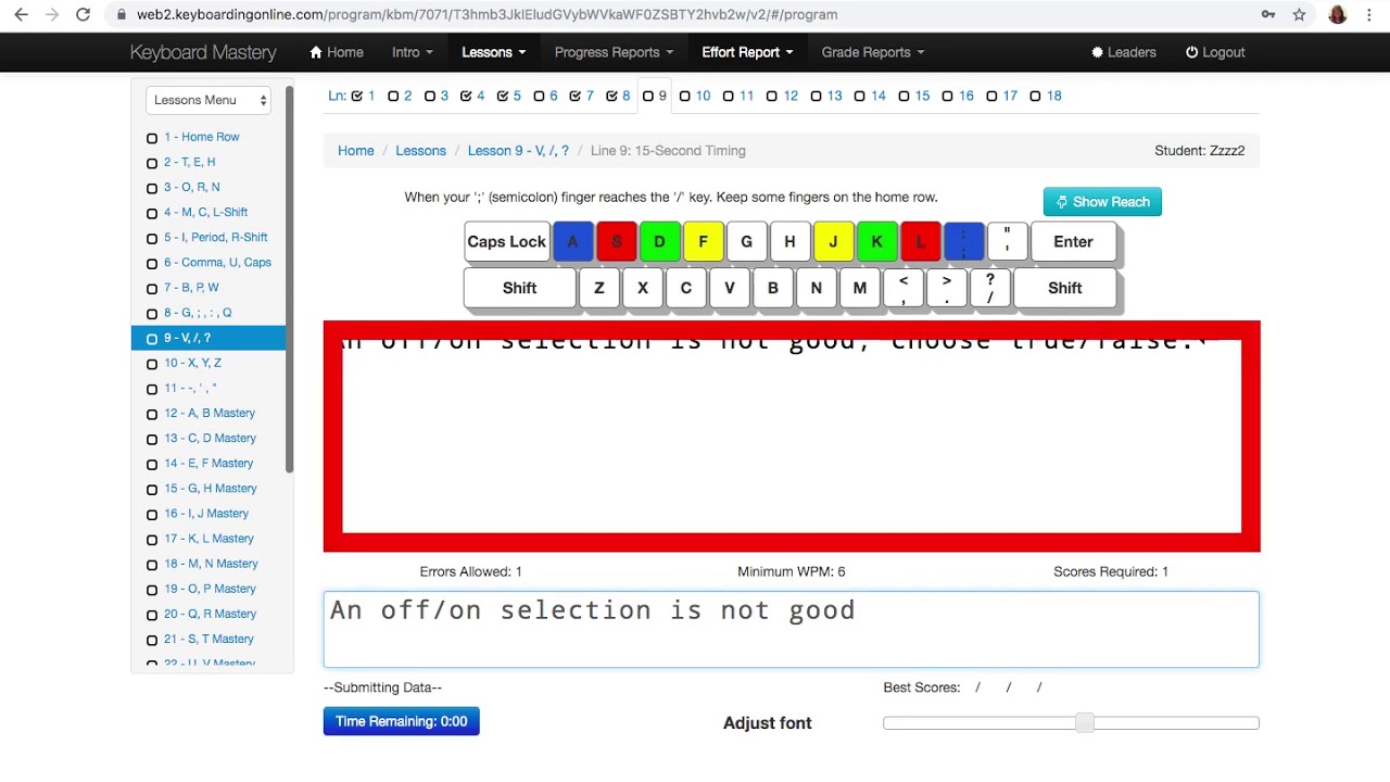 Keyboarding Online Lesson 9 YouTube