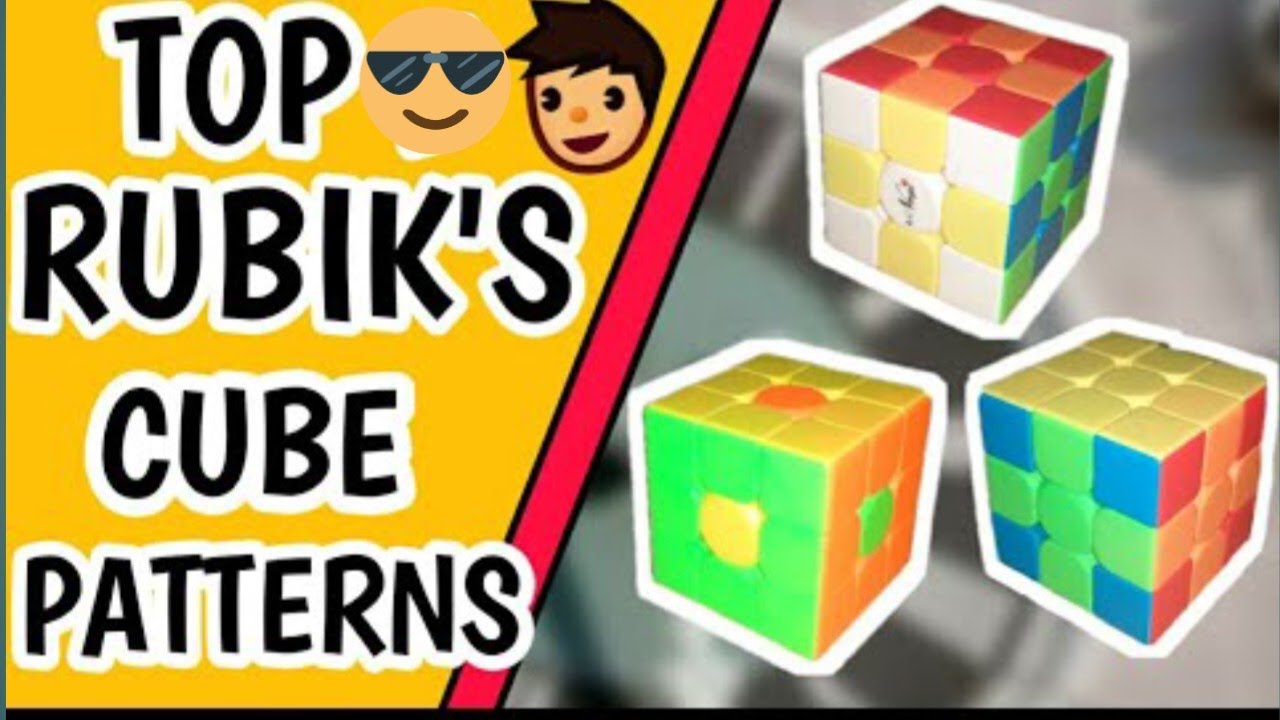 Rubic Unique Pattern Rubik's cube best and unique pattern || rubik's cube puzzle tutorial ...