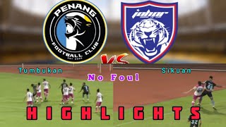 Highlights: Penang FC vs JDT (Kukuhkan kedudukan dipersada liga) screenshot 3