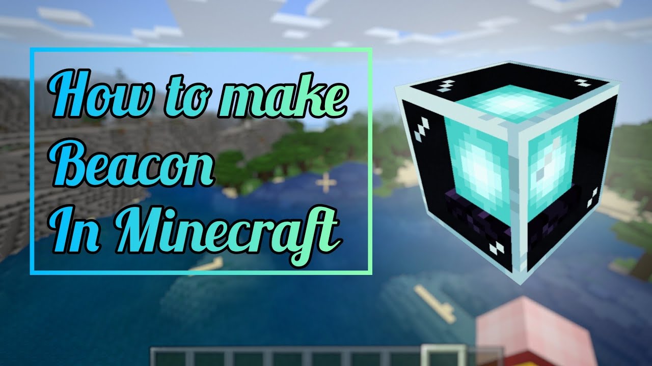 How to make Beacon in Minecraft - YouTube