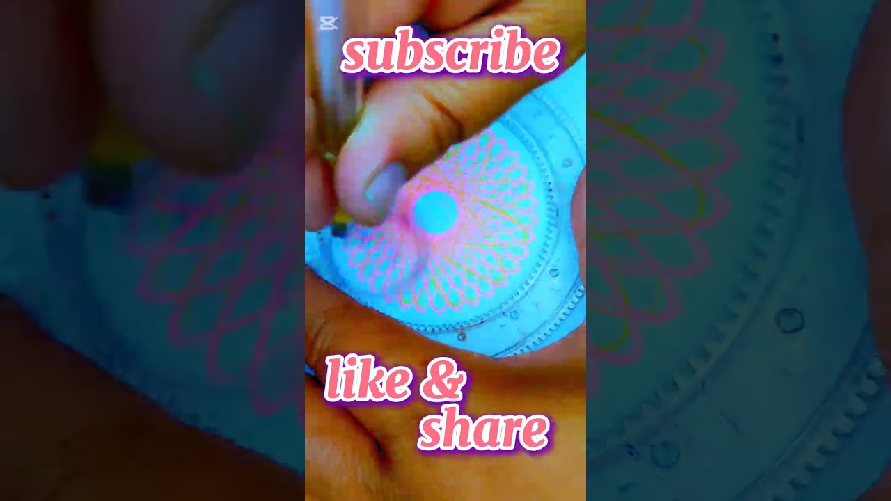 Bright, bold, and beautiful!Today’s spirograph pattern looks like a flower bursting with energy.