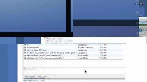 A sample video of ClassroomM.com Webcast: working with files and Q&A