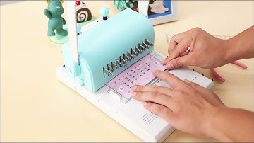 How to Use a Mini Binding Machine | Easy Document Binding Tutorial