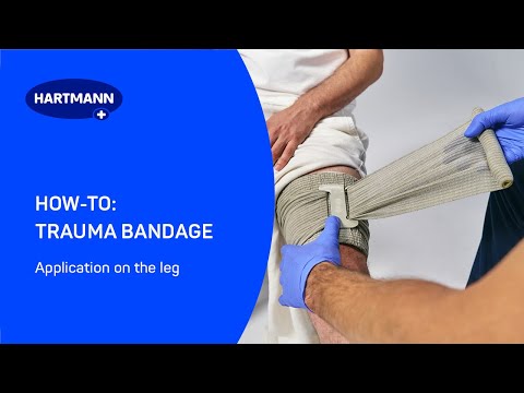 Бандаж HARTMANN TRAUMA BANDAGE 20 см 1 шт, видео 1