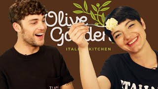 Italians Try Pasta From Olive Garden