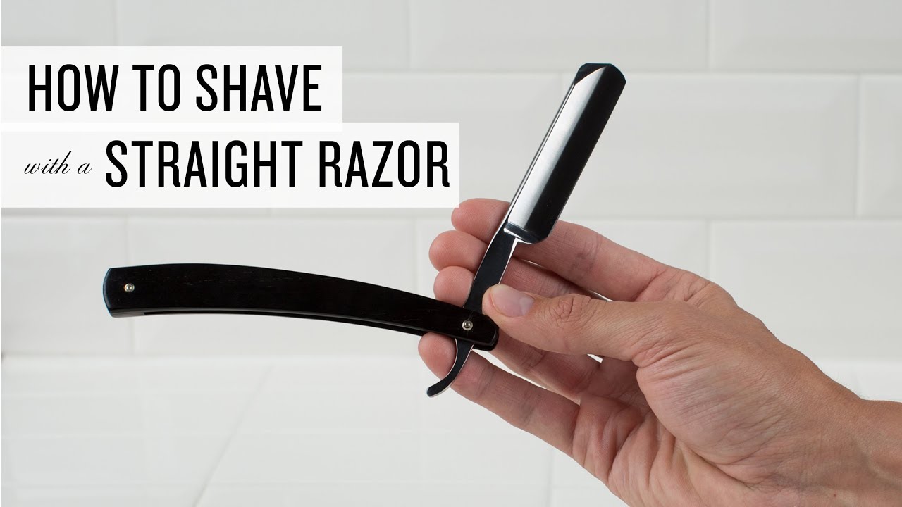 How To Shave With A Straight Razor Youtube