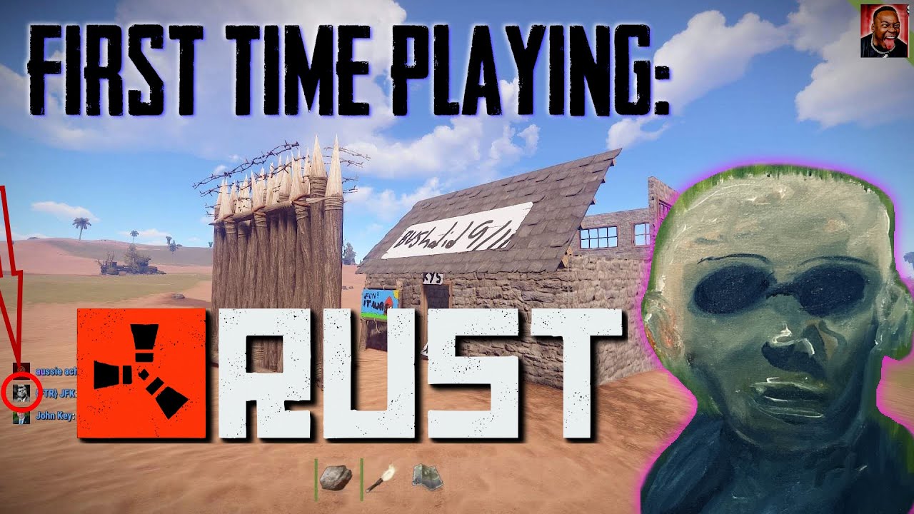 My FIRST TIME playing RUST (Day 4) - YouTube