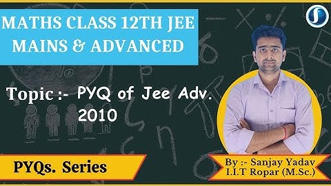 PYQ of JEE advance 2010 || Topic :- sequence and series|| PYQ Solution || Mathematics Eduserv