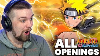 First Time Reacting to ALL Naruto Shippuden Openings! | 1-20 