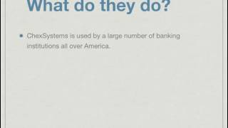 Chex Systems And How They Work