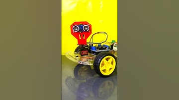 Obstacle Avoiding Robot Using Ultrasonic Sensor | #shorts