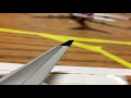 Model airport takeoff: Delta 747