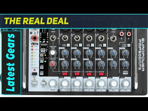 Behringer PMP500MP3: The Best Compact Powered Mixer for Any Event