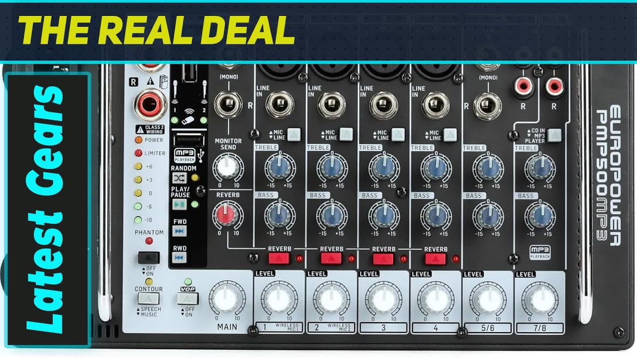 Behringer PMP500MP3: The Best Compact Powered Mixer for Any Event
