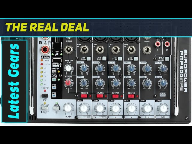 Behringer PMP500MP3: The Best Compact Powered Mixer for Any Event