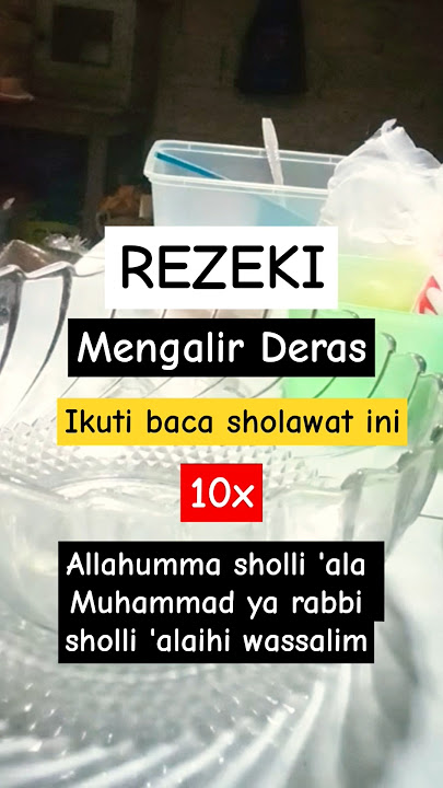 Rezeki mengalir deras baca sholawat ini 10 #sholawat #janganlupasubscribe