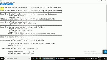Oracle database connection  to j2ee