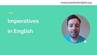 Imperatives in English(Uses, Examples and Structure)