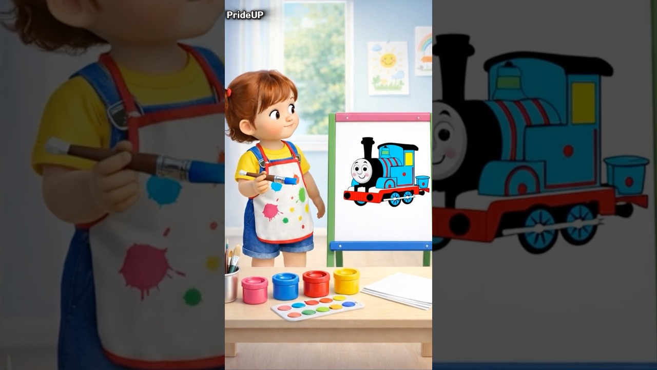 Learn Colors with Train 🟢🔴🔵🟡 | Train Cartoon for Kids 