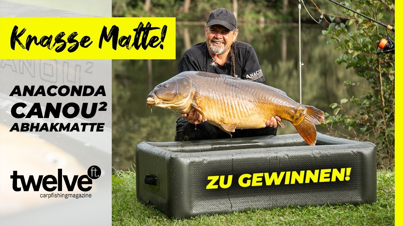 Anaconda Canou² aufblasbare Abhakmatte | perfekte Unhooking Mat ⭐ inkl. Gewinnspiel ⭐ Karpfenangeln