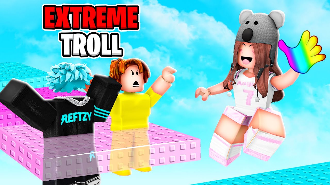 Using EXTREME TROLLS in Roblox Tower!