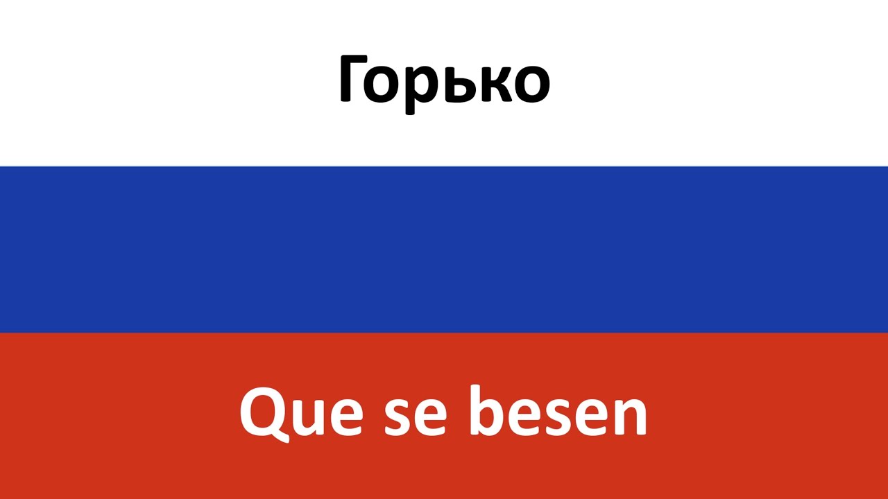 Горько en español (Que se besen) - Zlataslava - YouTube