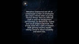 Behaviour Interactive lays off staff less than a month after acquiring a new studio.