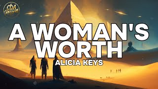 Alicia Keys - A Woman's Worth (Lyrics)