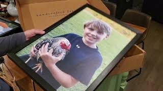 SmallWoods custom wood framed prints - Review Wealth