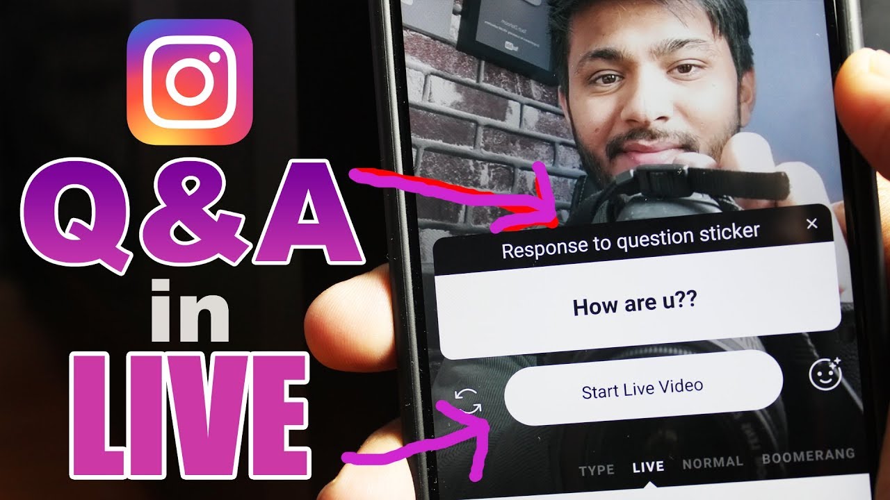 How To Ask A Question In Instagram Live Questions In Live Youtube