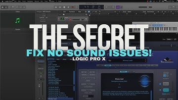 The Logic Pro X SECRET to Fixing No Sound Issues!