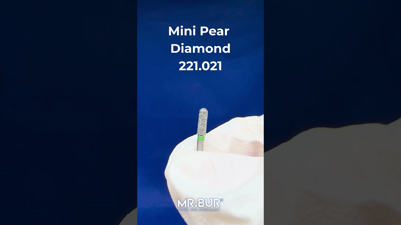 Mini Pear Shape Bur | Diamond Dental Bur