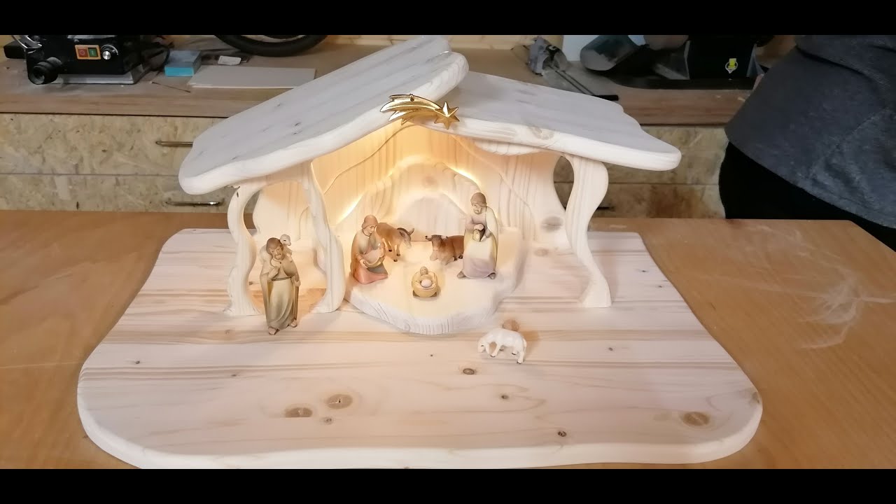 Moderne Weihnachtskrippe - Gruß zum 4. Advent 2020 - YouTube