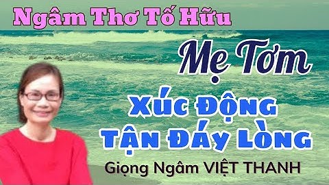 Giọng Ngâm Xúc Động - Bài Thơ Nổi Tiếng Của Tố Hữu - Mẹ Tơm