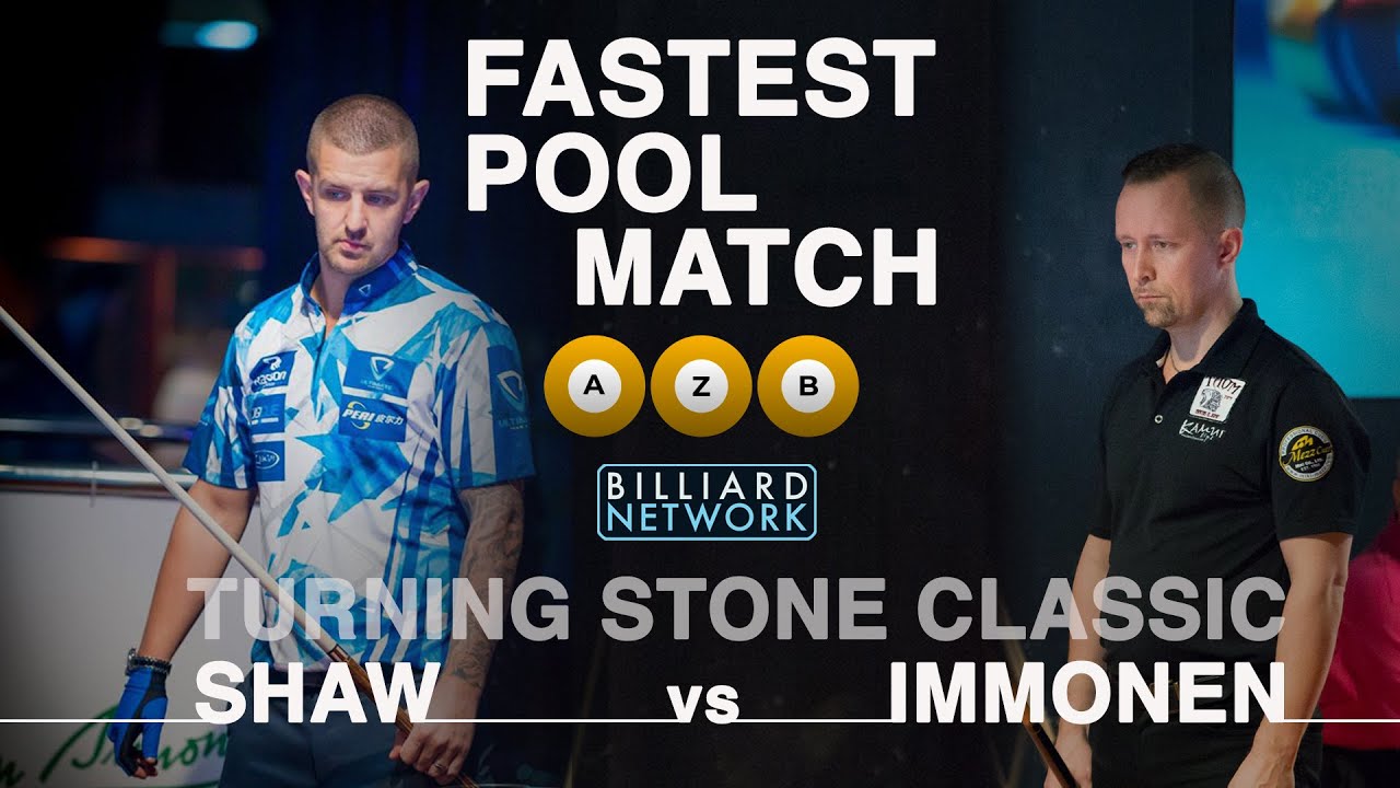 САМЫЙ БЫСТРЫЙ МАТЧ в пуле --- Джейсон ШОУ против Мики ИММОНЕНА --- Turning Stone Classic XXIII - ...